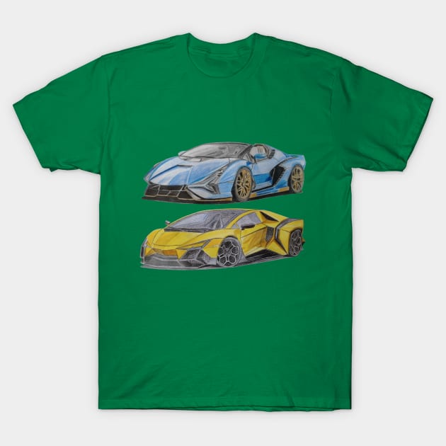 Sport cars T-Shirt by An.D.L.